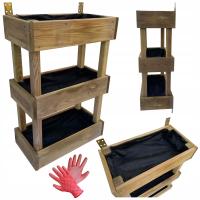 Ziołownik Ogród wertykalny Warzywnik 41x21x60 cm Doniczka Wisząca Zielnik