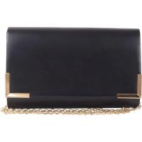 Torebka kopertówka wizytowa elegancka wieczorowa czarna