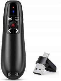 PREZENTER BEZPRZEWODOWY LASEROWY PILOT 2.4GHz USB-C+USB-A