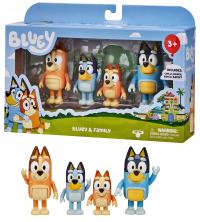 Zestaw figurek Moose Toys Bluey Bluey & Family 4 szt.