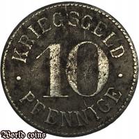 10 PFENNIGE 1919 - 1920 HEIDELBERG
