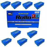 2000 ROLLO BLUE Micro SLIM GILZ 5,5 мм (10X200) белый сигаретный наперсток