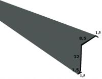 Верхний флюгер D-MATT BUDMAT ral 7016 дл. 1,95 м