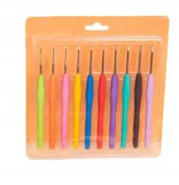 Szydełka z Ergonomiczną Rączką 10szt 0.5-2.75 Zestaw Szydełek Ergonomiczne