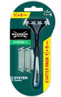 Набор для бритья WILKINSON Xtreme 3 Clampack 5x картриджи ручка