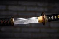 Miecz Samurajski Stal T10 Japońska Katana Shirasaya-Naturalne Drewno 62HRC