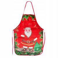 FARTUCH FARTUSZEK KUCHENNY WZÓR MOTYW ŚWIĄTECZNY PREZENT ŚWIĘTA MIKOŁAJ