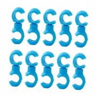10Pcs Bike Cable Clasps Portable Rotatable Maintenance Cycling Blue
