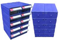 Набор 10x ящик модульный органайзер для журналов 30x25x18 см профессиональный!