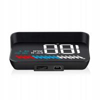 AMHVMU M7 Wyświetlacz Head Up Display do samochodu, HUD OBD2 i GPS