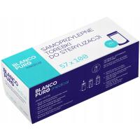 200 sztuk Torebki Woreczki do sterylizacji PURO BLANCO 100x57