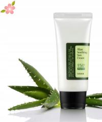 COSRX Aloe Soothing Cream SPF 50 PA освежающий и нежирный