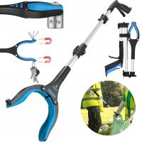 CHWYTAK Z MAGNETYCZNĄ KOŃCÓWKĄ DO ZBIERANIA SPRZĄTANIA ŚMIECI, SKŁADANY