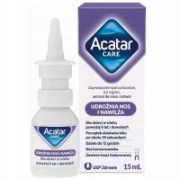 Acatar Care, aerozol do nosa, roztwór udrażniający i nawilżający nos, 15 ml