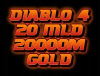 20000 миллионов золото Diablo 4 сезон 6 ненавидеть ПК PS XBOX 20.000.000.000