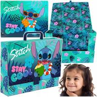 TECZKA Z RĄCZKĄ A4 XL STITCH STAY COOL TWARDA GRUBA Z ZAPIĘCIEM MAJEWSKI