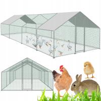 Курятник для кроликов, птичий курятник, вольер, клетка, загон, манеж, 3X8X2 м