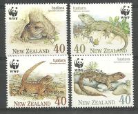Nowa Zelandia 1991 Mi 1160-1163 Czyste **