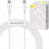 Кабель Baseus USB Type C - USB Type C 2 м белый