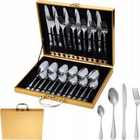 Набор столовых приборов столовые приборы столовая посуда не ржавеет сталь средний выбор