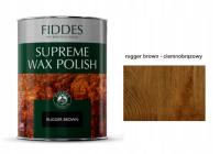 FIDDES Wosk do drewna mebli antyków SUPREME WAX RUGGER BROWN ciemnobrąz 5L