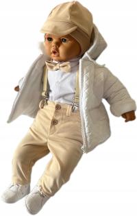 GARNITUREK CHRZTU KURTKA CZAPKA PIKOWANA