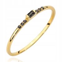 Золотое кольцо 585 обручальное кольцо с цирконием r. 14 злотый