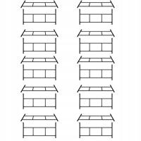 Варшавские строительные леса Welder-Met набор из 20 Рам