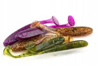 Gumy Perch Professor Fluky Shad 6.5cm - MIX 6szt.