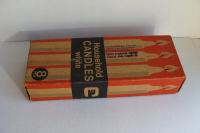 PRL stare NIEUŻYWANE ŚWIECZKI W PUDEŁKU - 7 SZTUK