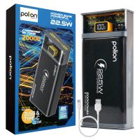 Powerbank POLION быстрая зарядка 22.5 Вт 20000mAh USB-C USB-A PD3.0 QC3. 0