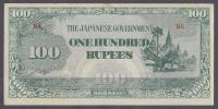 Japonia - 100 rupees 1944 (VF-XF)