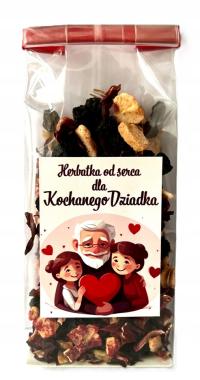 ROZGRZEWAJĄCA HERBATA Dzień Babci Dzień Dziadka prezent DUŻE OPAKOWANIE