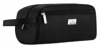 Косметичка мужская дорожная сумка органайзер черный вместительный Петерсон