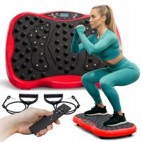 Platforma wibracyjna wibrująca masażer do ćwiczeń trening ciała prezent