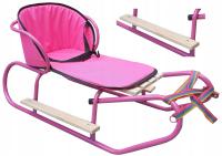 ПОЛЬСКИЕ САНИ БАЗОВАЯ СПИНКА ТОЛСТЫЙ МАТРАС С РЕМНЯМИ ПОДНОЖКИ