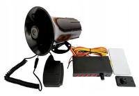 Сирена фанфары 5 тонн 12В МегаФон Рог тюнинг 100 Вт громкая мощность / охранник / МДП