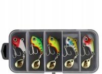 WIRUJĄCY OGONEK PRZYNĘTA ZESTAW 5 SZTUK 7g/2,5cm
