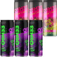 Oshee x Mata Rave Napój Mix 250 ml po 3 szt: melon-mięta+ananas-grejpfruit