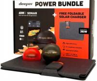 Echosonda DEEPER Smart Sonar Chirp+ 3 Power Bundle +panel solarny