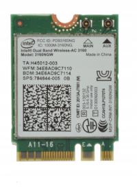 Karta Modem WIFI Intel Dual Band Wireless-AC 3160 3160NGW SPS 784644-005