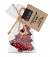Mini choinka ciemna czekolada malina i chili