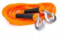 LINKA HOLOWNICZA PLECIONA Z HAKAMI 4500kg 4m 4,5t DBAutoMotive