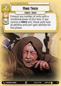 Star Wars Unlimited Mind Trick