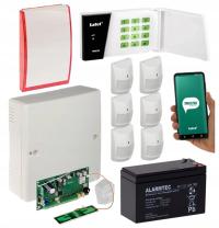 Bezprzewodowy alarm GSM SATEL MICRA 6 czujek PIR