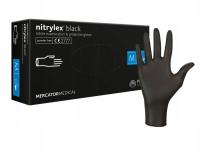 Нитриловые Перчатки Nitrylex Black M Без Пудры A100