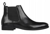 Мужские кожаные ботинки SKECHERS TRENTMORE с резинкой на щиколотке