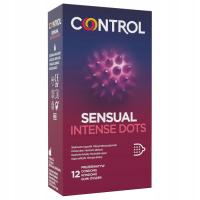 CONTROL SENSUAL INTENSE Dots презервативы вкладки точки 12 шт. гидратированный