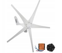 ВЕТРОГЕНЕРАТОР 500 ВТ 12 В 5 ЛОПАСТЕЙ ДЛЯ ДОМА ПРОЧНЫЙ И МОЩНЫЙ