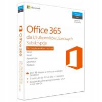 Office 365 Home Premium 1 Rok, 5x Stanowisk BOX